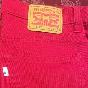 Levi's Red Men's Jeans